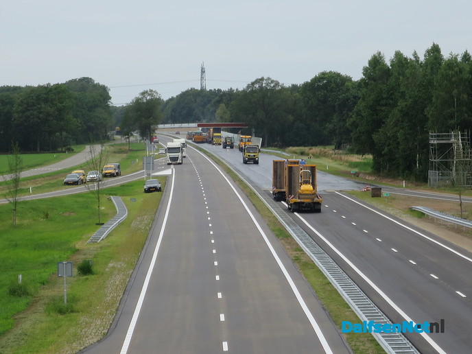 N35 bijna gereed, nog een nacht - Foto: Wim