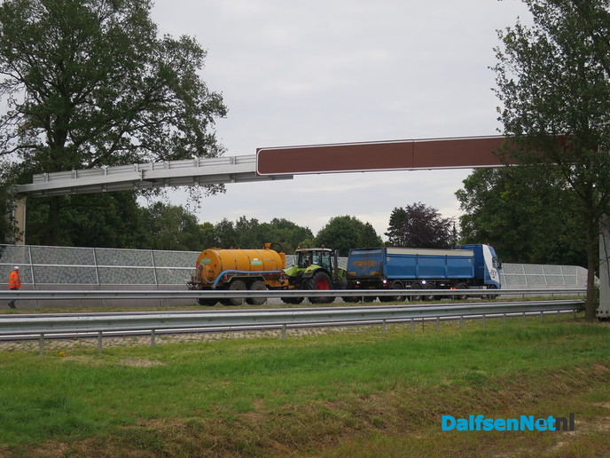 N35 bijna gereed, nog een nacht - Foto: Wim