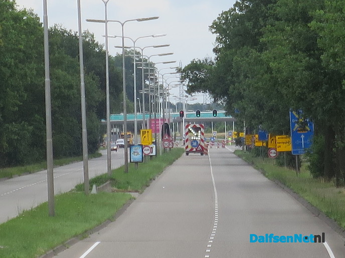 N35 bijna gereed, nog een nacht - Foto: Wim