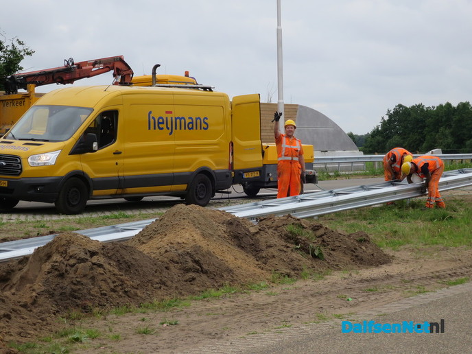 N35 bijna gereed, nog een nacht - Foto: Wim
