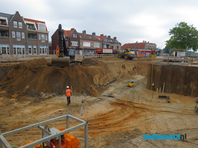 Enorm gat in het waterfront - Foto: Wim