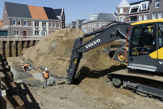 Foto’s parkeerkelder in aanbouw - Foto: Gemeente Dalfsen