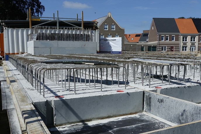 Foto’s parkeerkelder in aanbouw - Foto: Gemeente Dalfsen