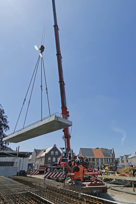 Foto’s parkeerkelder in aanbouw - Foto: Gemeente Dalfsen