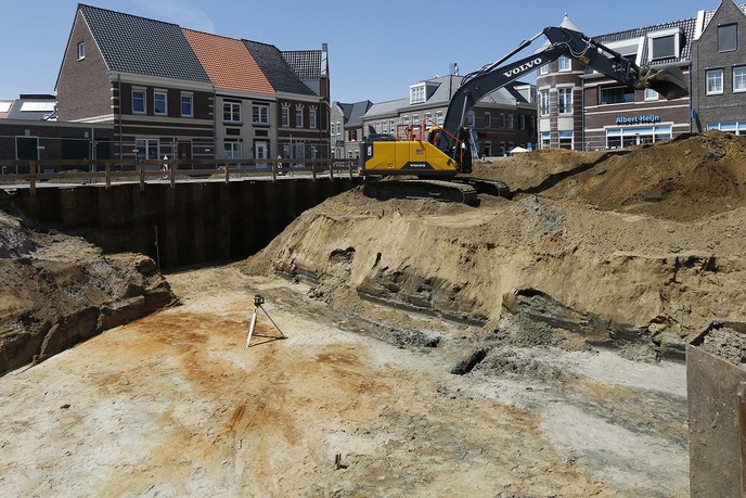 Foto’s parkeerkelder in aanbouw - Foto: Gemeente Dalfsen