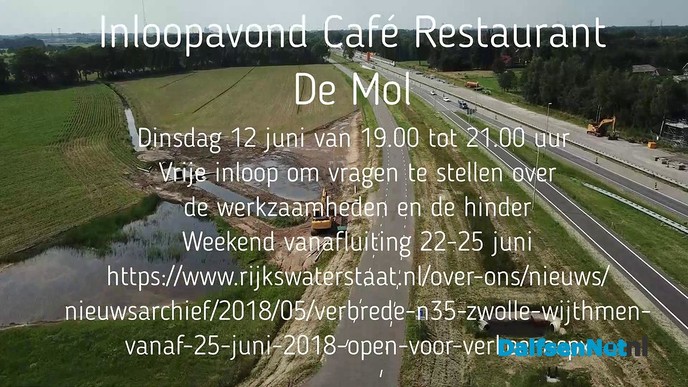Drone foto beelden N35 Wijthmen - Foto: Ingezonden foto