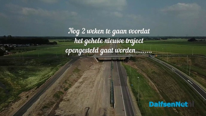 Drone foto beelden N35 Wijthmen - Foto: Ingezonden foto