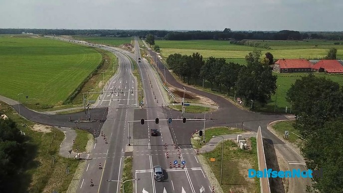 Drone foto beelden N35 Wijthmen - Foto: Ingezonden foto