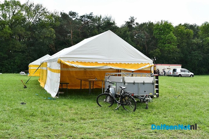 Opbouw The Living Village Festival is begonnen - Foto: Johan Bokma