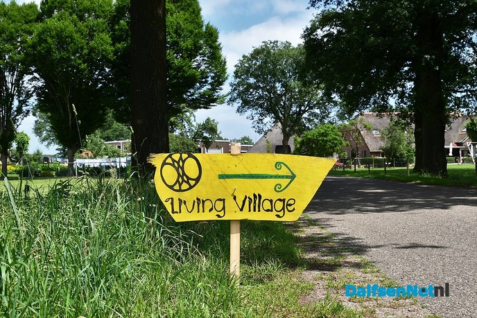 Opbouw The Living Village Festival is begonnen - Foto: Johan Bokma