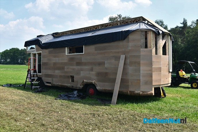 Opbouw festivalterrein is begonnen - Foto: Johan Bokma