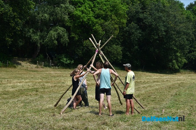 Opbouw festivalterrein is begonnen - Foto: Johan Bokma