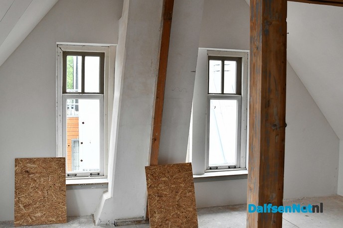 Verbouwing van voormalig postkantoor tot appartementen - Foto: Johan Bokma