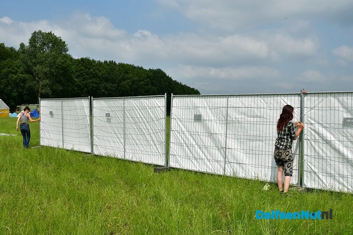 Update opbouw The Living Village Festival - Foto: Johan Bokma