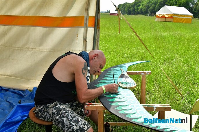 Update opbouw The Living Village Festival - Foto: Johan Bokma