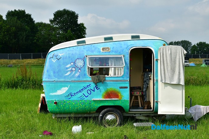 Update opbouw The Living Village Festival - Foto: Johan Bokma