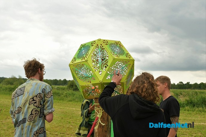 Opbouw festivalterrein zondag 17 juni - Foto: Johan Bokma