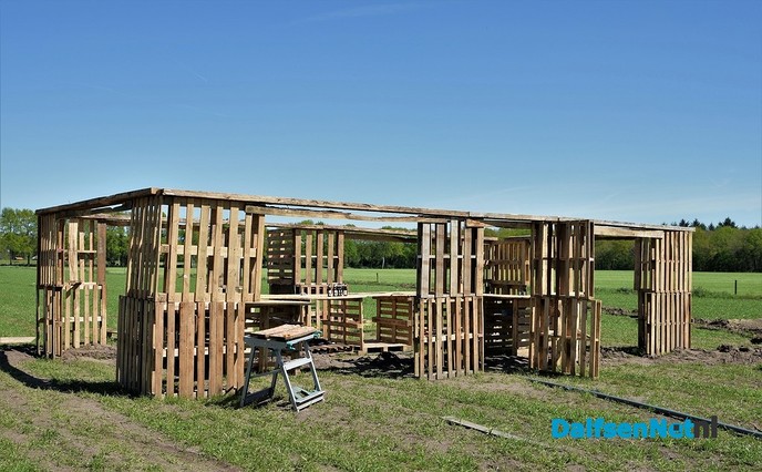 Pallets gevraagd voor The Living Village Festival - Foto: Johan Bokma