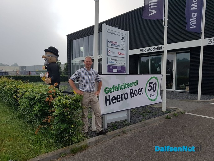 Heero Boer ziet Abraham - Foto: Ingezonden foto