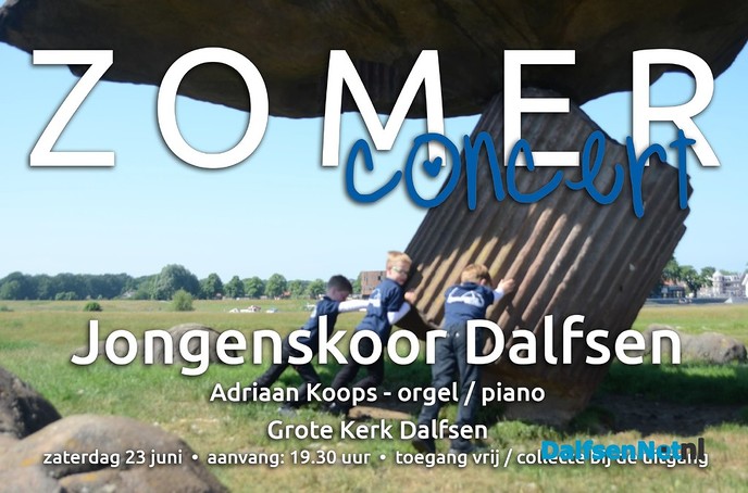 Zomerconcert Jongenskoor Dalfsen - Foto: Ingezonden foto