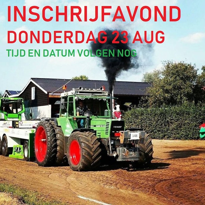 Inschrijven auto en trekkerslep - Foto: Eigen geleverde foto