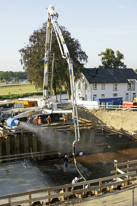 Beton storten Waterfront - Foto: Gemeente Dalfsen