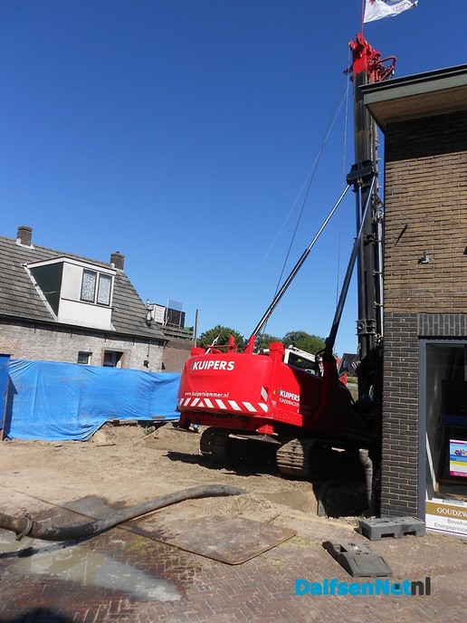 Aanbrengen funderingspalen