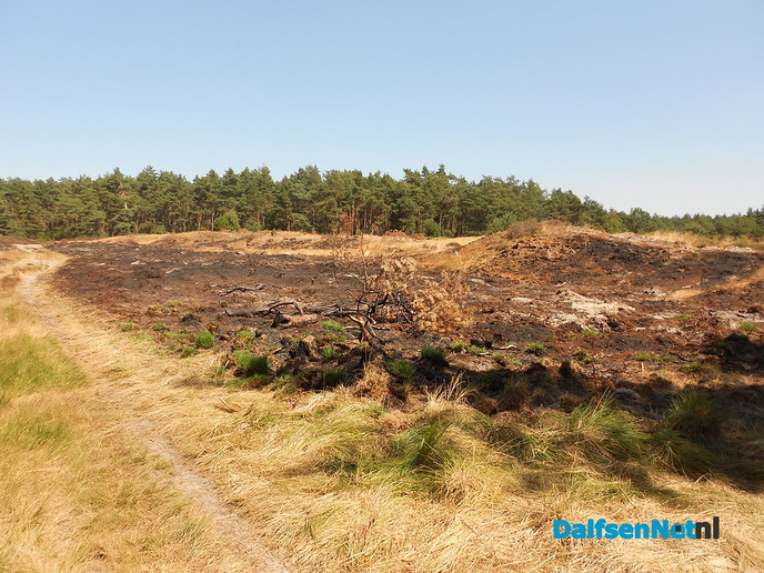Brandweer houdt de boel goed in de gaten