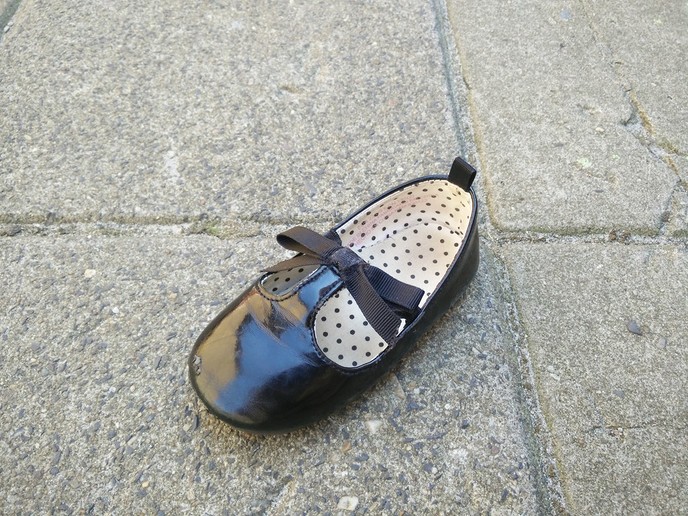 Er is een schoentje gevonden en terug bij de eigenaar - Foto: Eigen geleverde foto