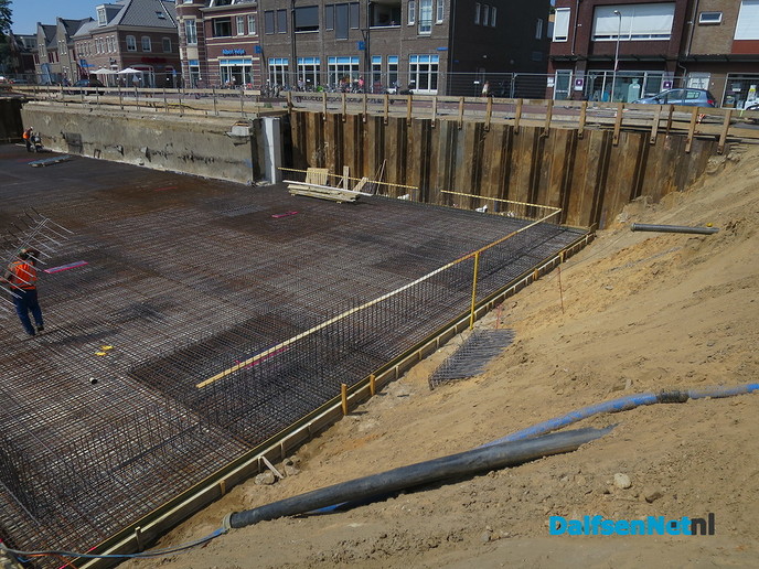 Vrijdag wordt het beton gestort bij het Waterfront - Foto: Wim