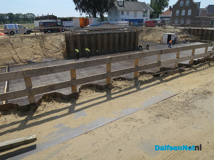 Vrijdag wordt het beton gestort bij het Waterfront - Foto: Wim