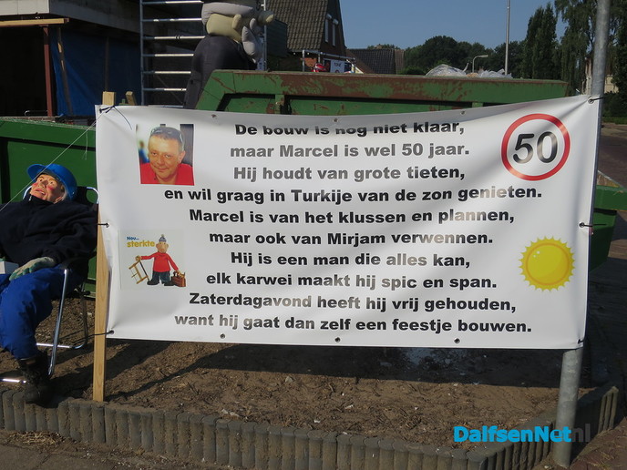 Marcel de bouwvakker toe aan rust - Foto: Wim