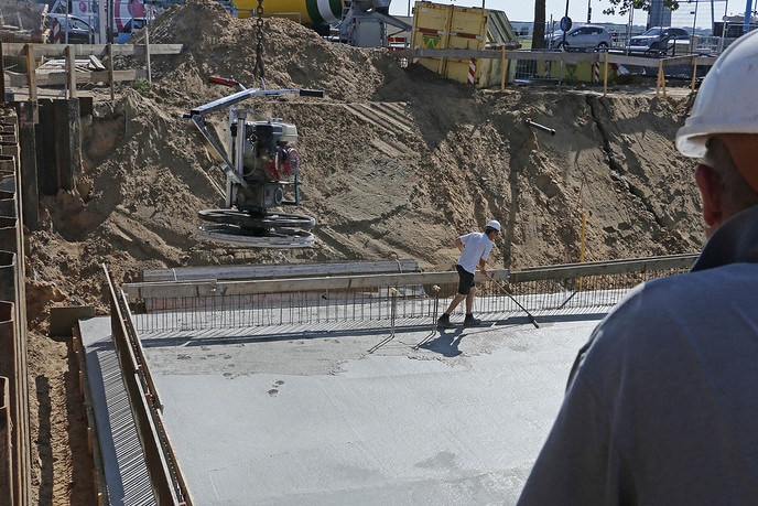 Beton storten Waterfront - Foto: Gemeente Dalfsen