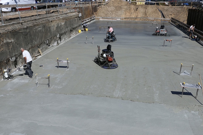 Beton storten Waterfront - Foto: Gemeente Dalfsen