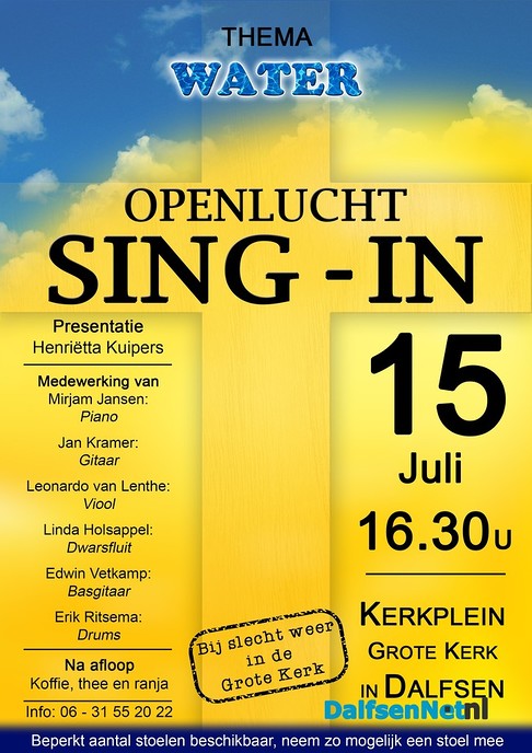Openlucht Sing-in Dalfsen - Foto: Ingezonden foto