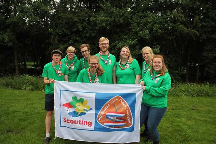 Scouts op Roverway doen ook Ommen aan - Foto: Eigen geleverde foto