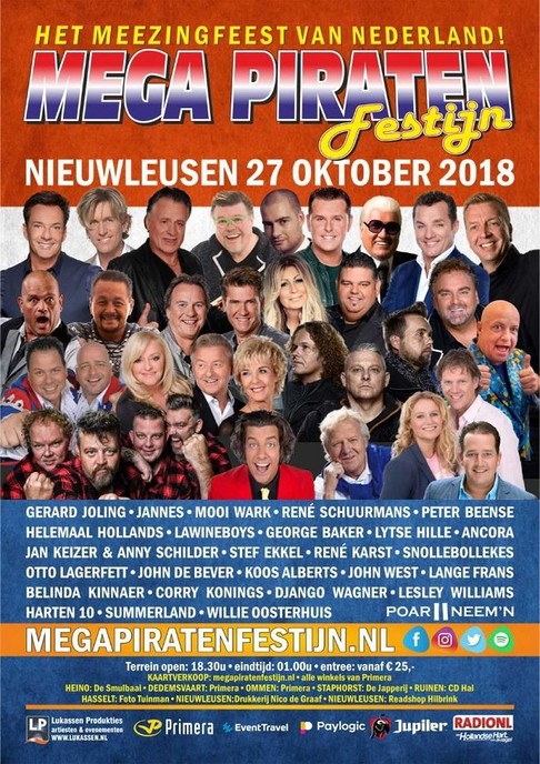 Mega Piraten Festijn terug naar Nieuwleusen