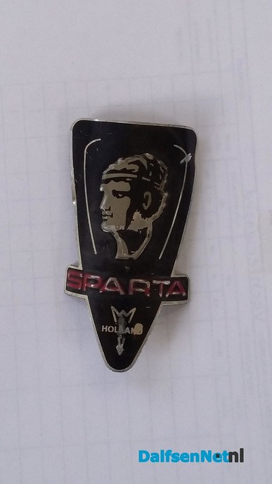 Gevonden Sparta embleem - Foto: Ingezonden foto