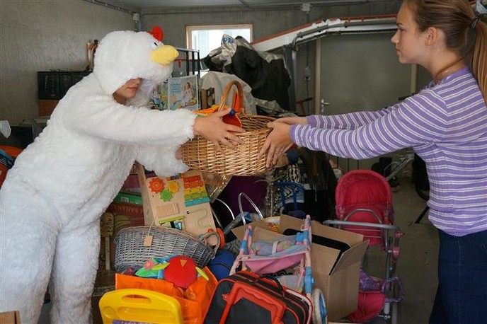 Sponsorwandeling en een boerenmarkt - Foto: Eigen geleverde foto