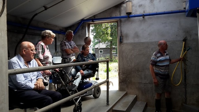 Zonnebloem op bezoek bij maatschap Dekker - Foto: Eigen geleverde foto