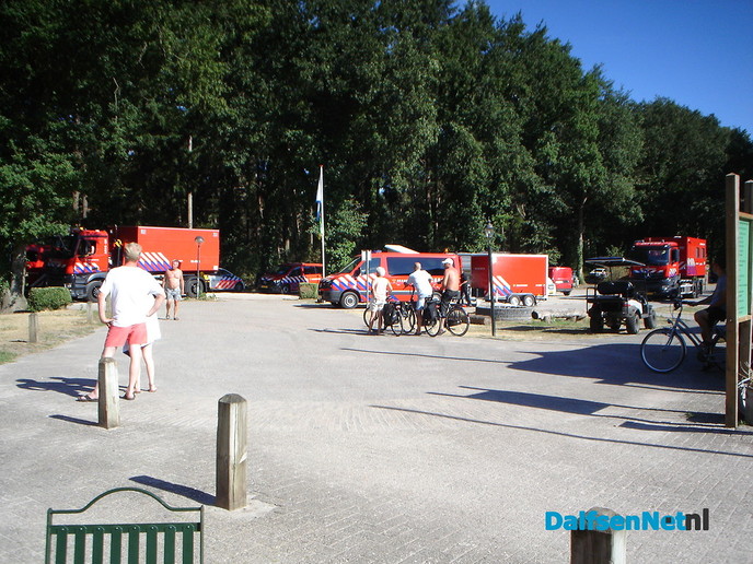 Bosbrandje onder controle - Foto: Wim