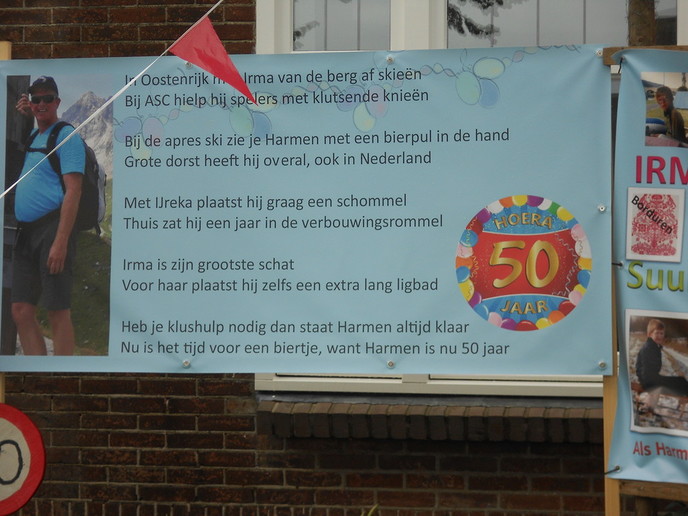 Want Harmen is nu 50 jaar