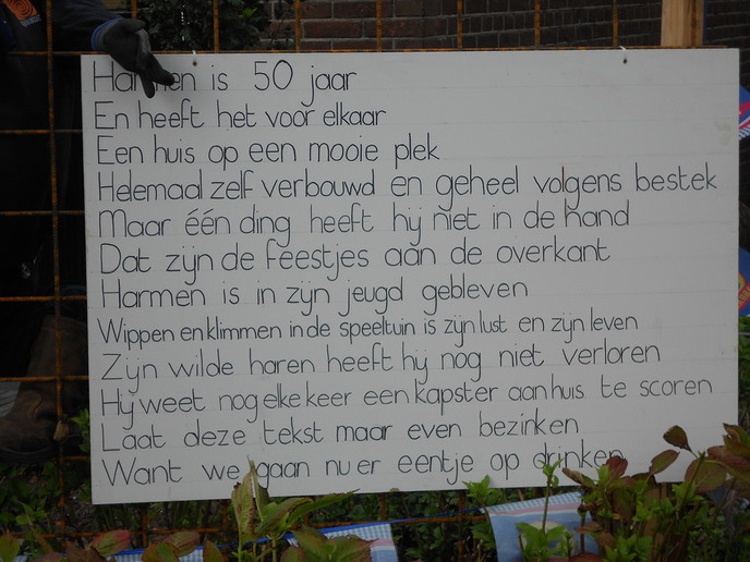Want Harmen is nu 50 jaar