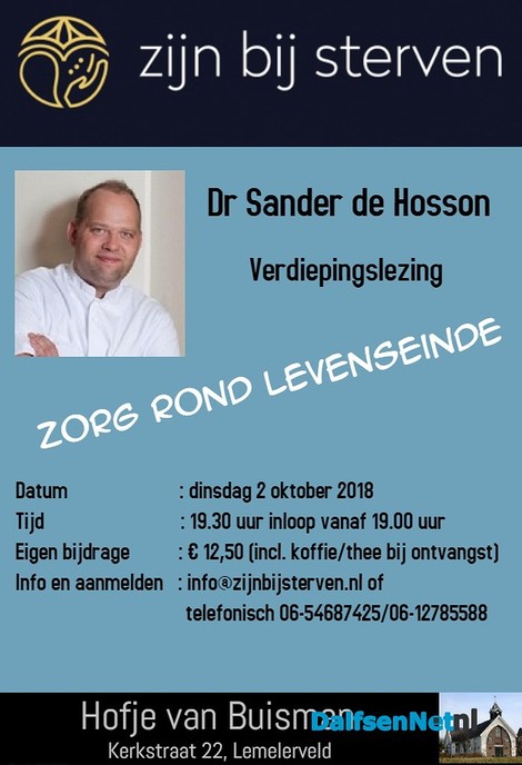 Lezing longarts Sander de Hosson - Foto: Ingezonden foto
