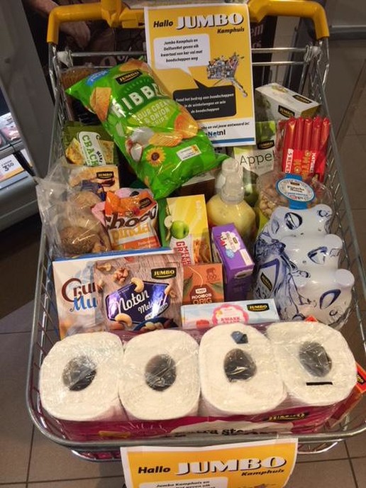 Er valt weer een gratis kar vol boodschappen te winnen!