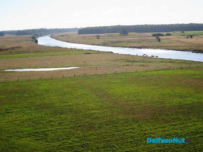 De Vecht houdt het water vast als buffer - Foto: Wim