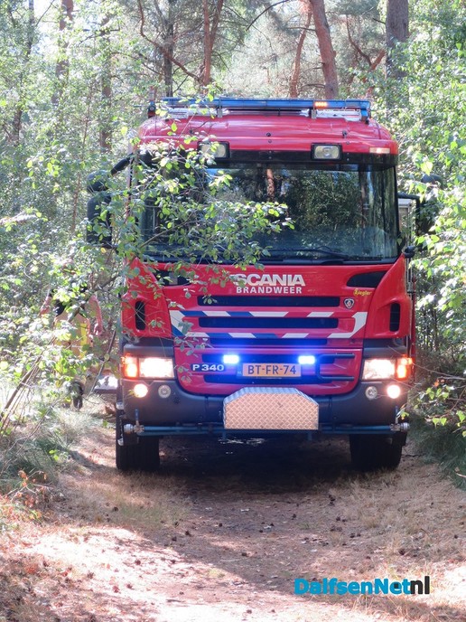 Bosbrandje onder controle - Foto: Wim
