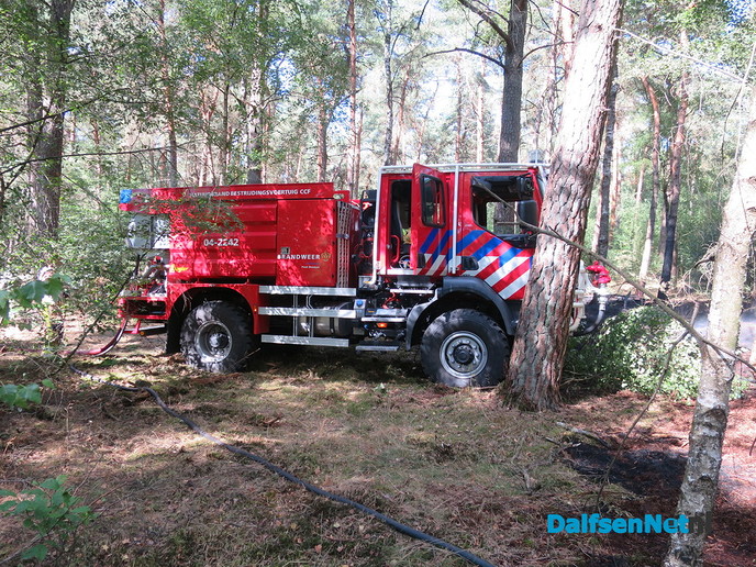 Bosbrandje onder controle - Foto: Wim