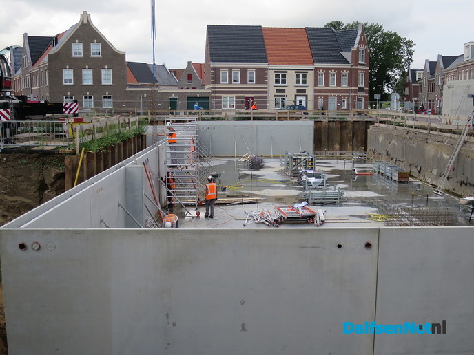 Mammoet voor een klein klusje in Dalfsen - Foto: Wim