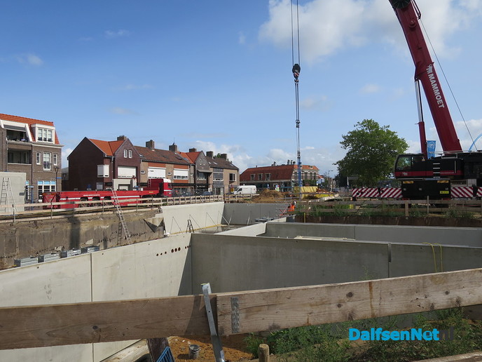 Mammoet voor een klein klusje in Dalfsen - Foto: Wim